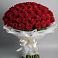 Букет 101 Красная роза Блэк Мэджик в Пятигорске