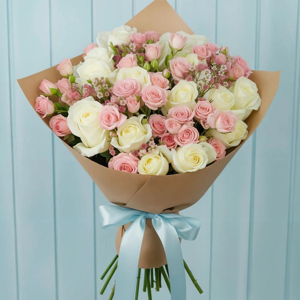 Букет цветов из: Розы в Пятигорске