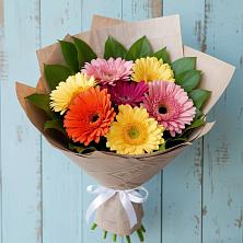 Букет яркий день в Пятигорске Букет цветов из:  Герберы в Пятигорске
