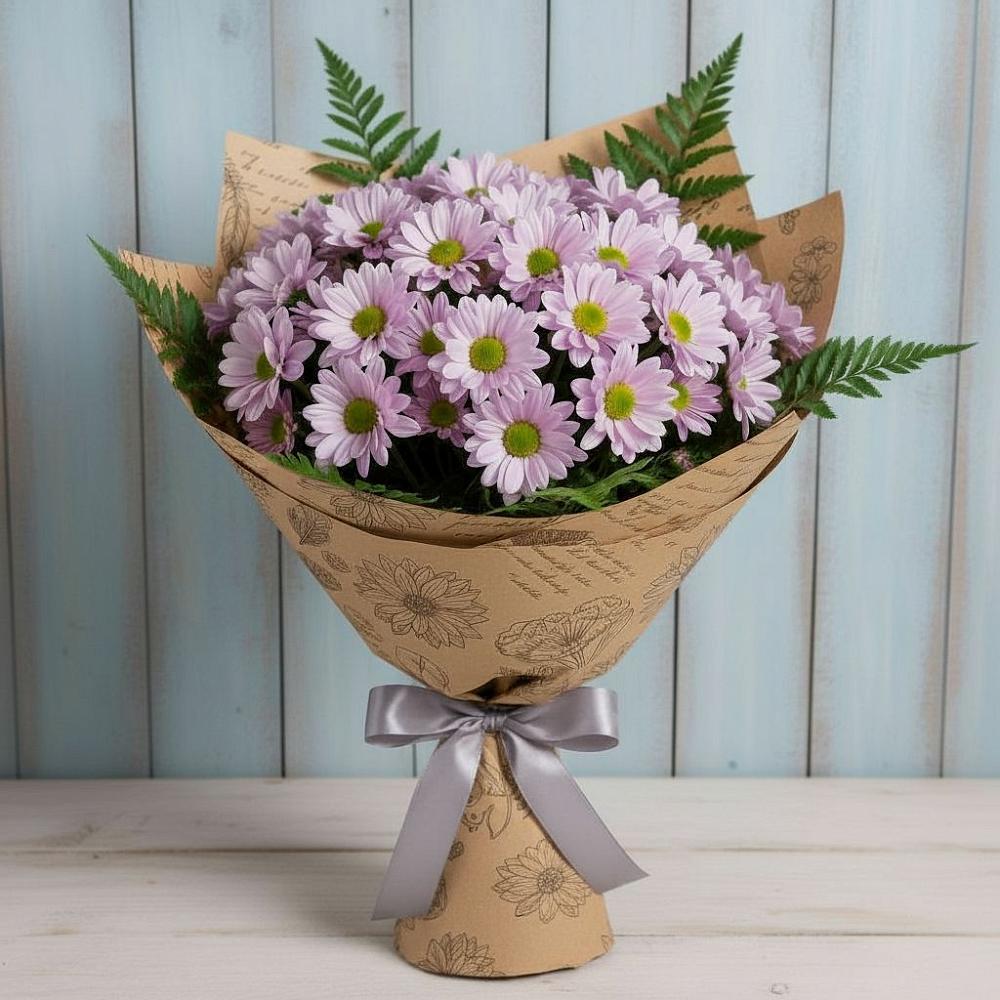 Букет цветов из: Хризантемы в Пятигорске