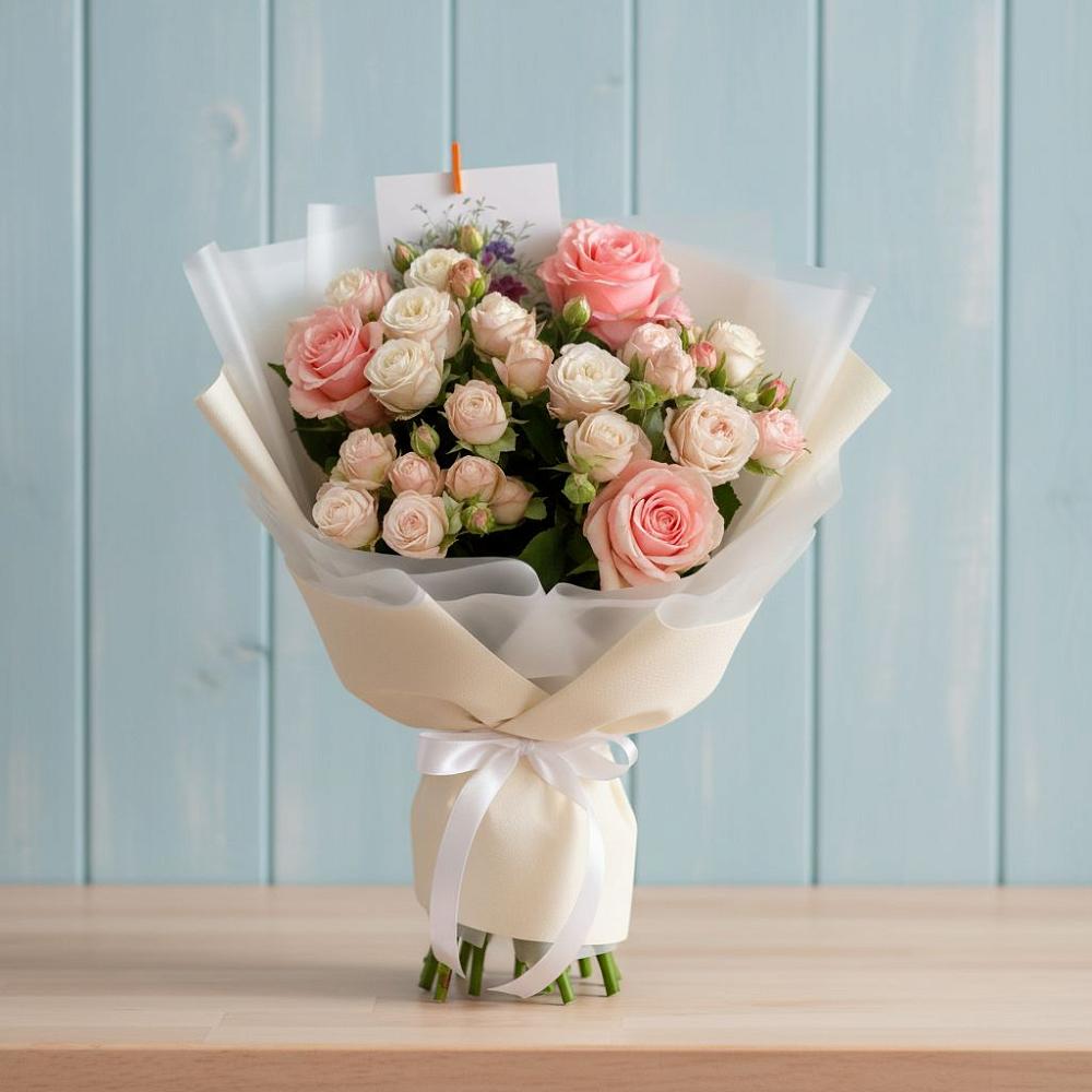 Букет цветов из: Розы в Пятигорске