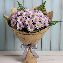 Букет соблазн в Пятигорске Букет цветов из:  Хризантемы в Пятигорске