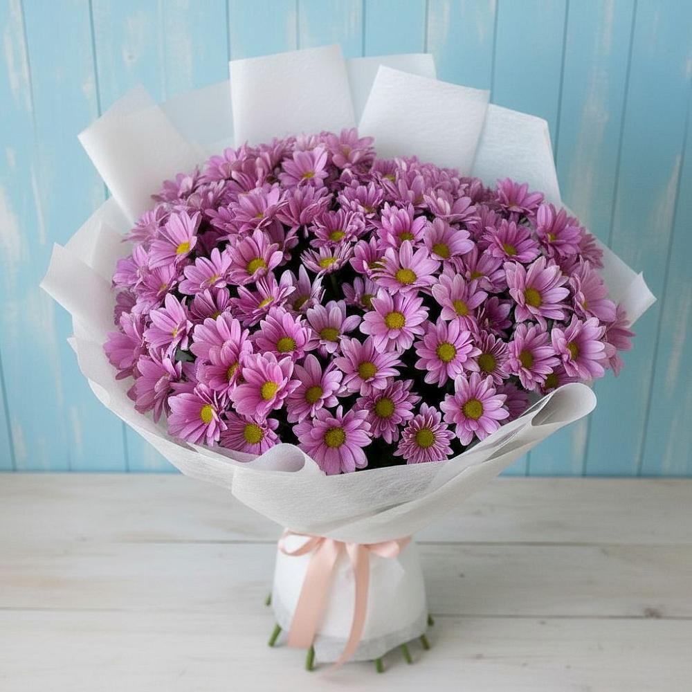Букет цветов из: Хризантемы в Пятигорске