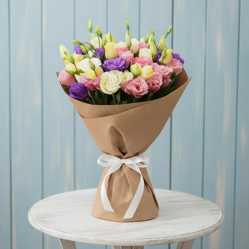 Букет цветов из: Лизиантусы в Пятигорске