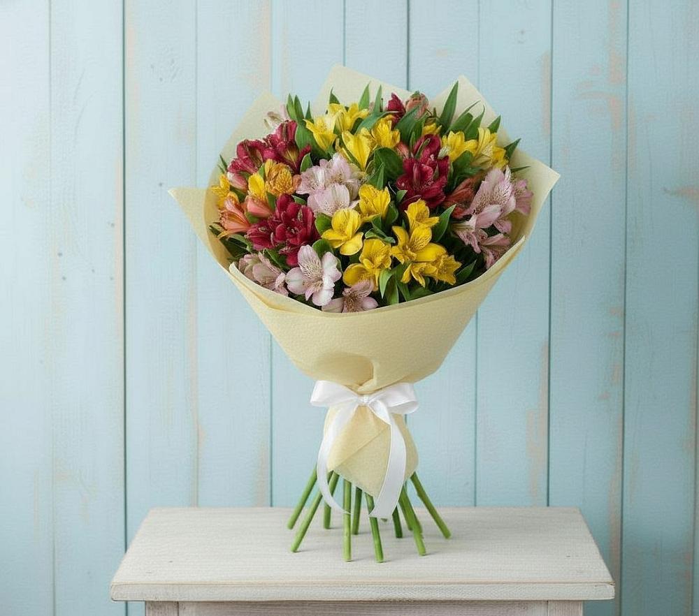 Букет цветов из: Альстромерии в Пятигорске
