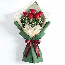 Букет рубиновое очарование в Пятигорске Букет цветов из:  Розы в Пятигорске
