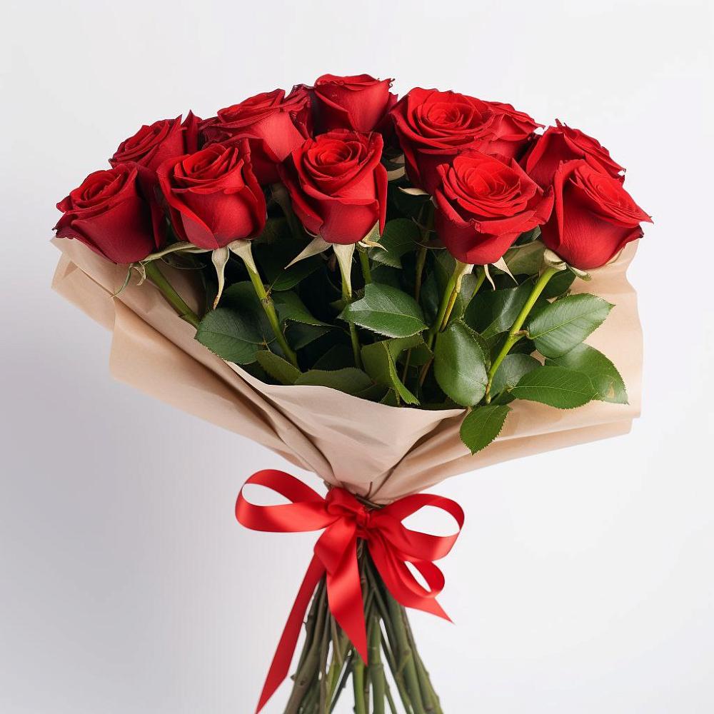 Букет 11 Красных роз Эдлесс Лав в Пятигорске