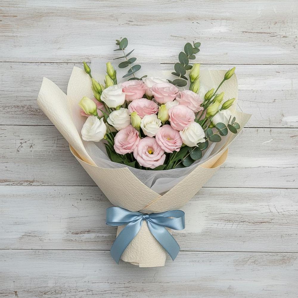 Букет цветов из: Лизиантусы в Пятигорске